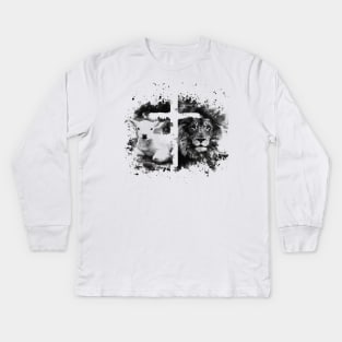 Lion and the Lamb Kids Long Sleeve T-Shirt